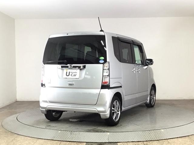 N-BOX GSSパッケージ LED・フルセグ・メモリナビ・バックカメラ・純正AW・両側電動ドア・ETC W電動ドア Iストップ ブレーキサポート ダブルエアバック TVナビ サイドカーテンエアバック 地デジ DVD視聴可 ABS(4枚目)