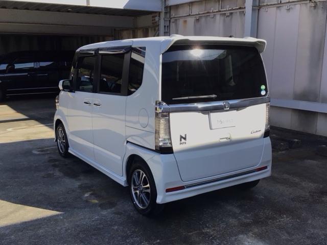 Ｎ－ＢＯＸカスタム ＧＳＳパッケージ　ＨＩＤ・衝突軽減ブレーキ・メモリナビ・バックカメラ・純正ＡＷ・両側電動ドア　両側パワ－スライドドア　ＴＶナビ　スマ－トキ－　Ｂカメ　エアコン　ＥＳＣ　Ａ－ＳＴＯＰ　パワーウィンドウ　ＤＶＤ　ＡＢＳ（4枚目）