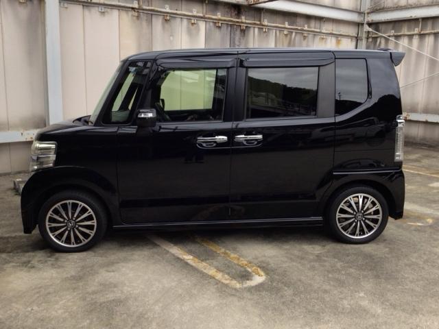 Ｎ－ＢＯＸカスタム Ｇ・ターボＬパッケージ　ＨＩＤ・フルセグ・メモリナビ・バックカメラ・純正ＡＷ・両側電動ドア・ＥＴＣ　ＡＵＴＯエアコン　ナビＴＶ　地デジテレビ　Ｂカメ　盗難警報装置　横滑防止装置　ＰＳ　ＰＷ　ターボエンジン　ＥＣＯモード（37枚目）