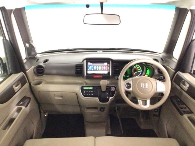 Ｎ－ＢＯＸ Ｇ・Ｌパッケージ　ワンセグ・メモリナビ・ＤＶＤ・バックカメラ・純正ＡＷ・片側電動ドア・ＥＴＣ　Ｉ－ＳＴＯＰ　ベンチ席　カラーバックモニター　全席ＰＷ　ナビテレビ　１セグ　ＡＡＣ　横滑り防止　スマートキー　ＤＶＤ再生（16枚目）