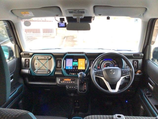 ハスラー ハイブリッドXターボ LED・フルセグ・メモリナビ・バックカメラ・純正AW・シートヒーター・ETC 360カメラ ETC付き クリソナ フルタイム4WD 前席シートヒーター LEDヘッドライト クルーズコントロール ABS(4枚目)