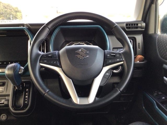 ハスラー ハイブリッドXターボ LED・フルセグ・メモリナビ・バックカメラ・純正AW・シートヒーター・ETC 360カメラ ETC付き クリソナ フルタイム4WD 前席シートヒーター LEDヘッドライト クルーズコントロール ABS(9枚目)