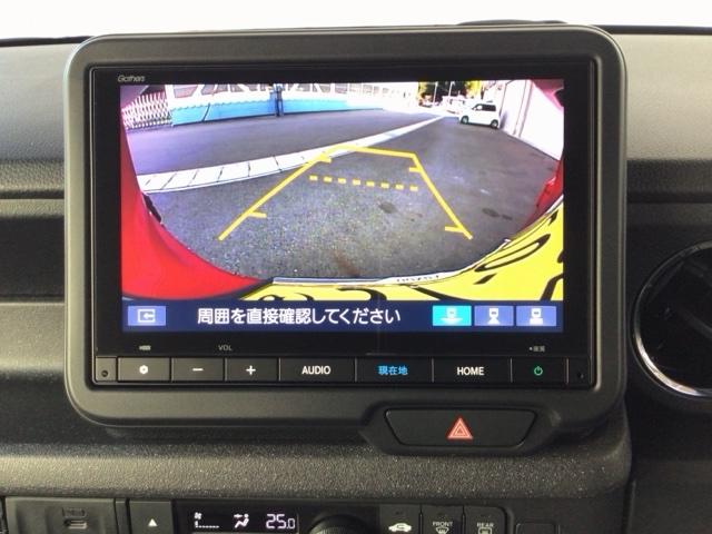 Ｎ－ＢＯＸカスタム コーディネートスタイル　デモカーＵＰ・ＬＥＤ・フルセグ・メモリナビ・純正ＡＷ・ホンダＣＯＮＮＥＣＴ　オートクルーズ　フルセグ対応　Ｗ電動ドア　シートヒータ　ＥＳＣ　リアカメラ　ＥＴＣ　ソナー　ベンチシート　エアコン　ＵＳＢ（6枚目）