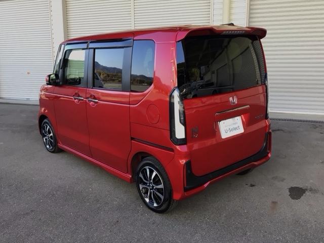 Ｎ－ＢＯＸカスタム コーディネートスタイル　デモカーＵＰ・ＬＥＤ・フルセグ・メモリナビ・純正ＡＷ・ホンダＣＯＮＮＥＣＴ　オートクルーズ　フルセグ対応　Ｗ電動ドア　シートヒータ　ＥＳＣ　リアカメラ　ＥＴＣ　ソナー　ベンチシート　エアコン　ＵＳＢ（40枚目）