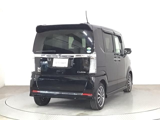 N-BOXカスタム GターボSSパッケージ HID・ワンセグ・メモリナビ・バックカメラ・純正AW・両側電動ドア・ETC ECON Bモニター スマートエントリー VSA 盗難防止システム AAC ナビTV オートクルーズコントロール パワステ(2枚目)