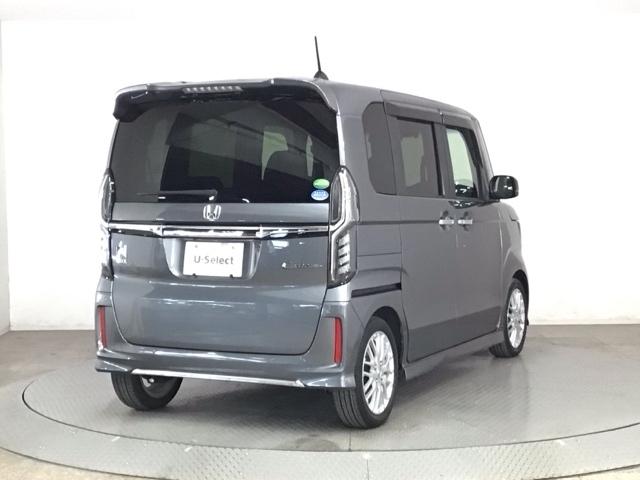 N-BOXカスタム Lターボ LED・フルセグ・メモリナビ・バックカメラ・純正AW・シートヒーター・ETC 地デジチューナー 衝突軽減ブレーキサポート LEDヘッドライ ターボエンジン PS カーテンエアバック エアバック USB(2枚目)