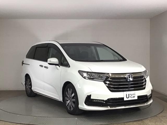 オデッセイハイブリッド e:HEVアブソルート LED・フルセグ・メモリナビ・バックカメラ・純正AW・両側電動ドア・ETC サイドカーテンエアバック 衝突被害軽減ブレーキ LEDヘッドランプ クリアランスソナー 両電動ドア USB DVD(44枚目)