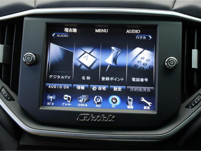 ギブリ ベースグレード　茶本革シート・サンルーフ・２１ｉｎｃｈアルミホイール・可変バルブ・ダウンサス・スモークテールレンズ・純正ナビ・フルセグＴＶ・Ｂｌｕｅｔｏｏｔｈ・バックカメラ・社外ドラレコ・ＥＴＣ・オートライト（61枚目）