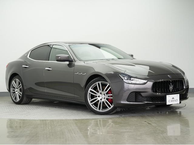 ギブリ ベースグレード ディーゼル・黒本革シート・レースチップサブコン・赤キャリパー・純正ナビ・フルセグ・Bluetooth・バックカメラ・クルーズコントロール・前方ドラレコ・後席フィルム・ETC・パドルシフト・オートライト(13枚目)