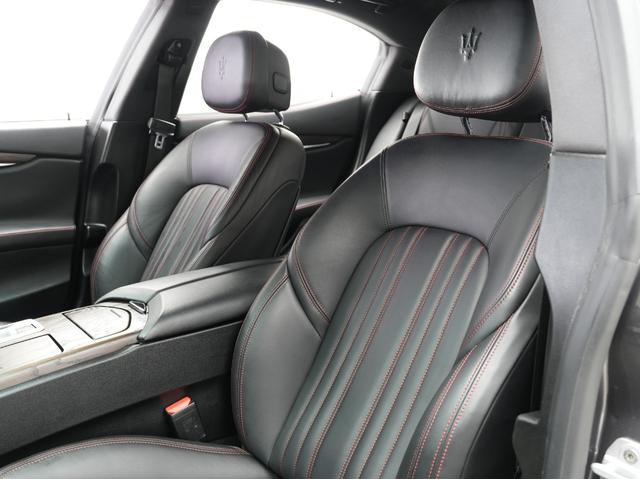 ギブリ ベースグレード ディーゼル・黒本革シート・レースチップサブコン・赤キャリパー・純正ナビ・フルセグ・Bluetooth・バックカメラ・クルーズコントロール・前方ドラレコ・後席フィルム・ETC・パドルシフト・オートライト(41枚目)