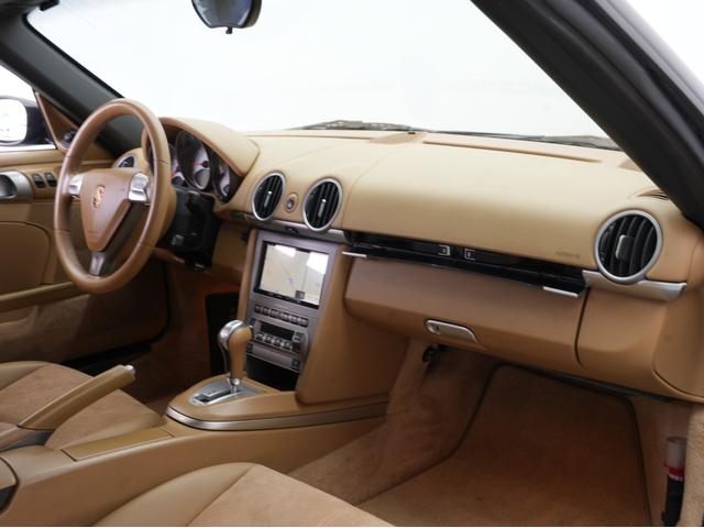 ボクスター ボクスターＳ　左ハンドル・茶ハーフレザー・イエローキャリパー・イクリプスナビ・フルセグＴＶ・Ｂｌｕｅｔｏｏｔｈ・バックカメラ・シートヒーター・クルーズコントロール・ＥＴＣ・可変リアウイング（5枚目）