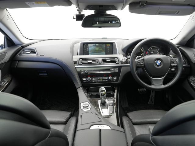 6シリーズ 640iグランクーペ 黒本革シート・サンルーフ・シートクーラー・LEDヘッドライト・純正ナビ・フルセグTV・Bluetooth・バックカメラ・前後ソナーセンサー・シートヒーター・オートホールド・ETC・パドルシフト(4枚目)