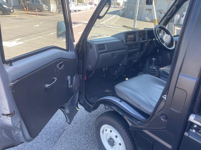 サンバートラック ＴＣ－ＳＣ　ＥＬ付　４ＷＤ　スーパーチャージャー　ハイルーフ　キーレス　レザー調シート　社外ホイール　色替え　マットブラック　ＥＴＣ（12枚目）