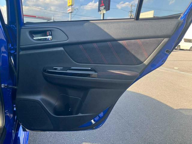 ＷＲＸ ＳＴＩ ＳＴＩ　社外ナビ　フルセグ　ＤＶＤ再生　Ｂカメラ　ＥＴＣ　ＵＳＢ充電ポート　ハーフレザーシート　サイドＳＲＳ　ＩＳＯＦＩＸ　ＬＥＤライト　オートライト　　レイズ１８インチ　ＳＴＩパフォーマンスマフラー　Ｆ型（57枚目）
