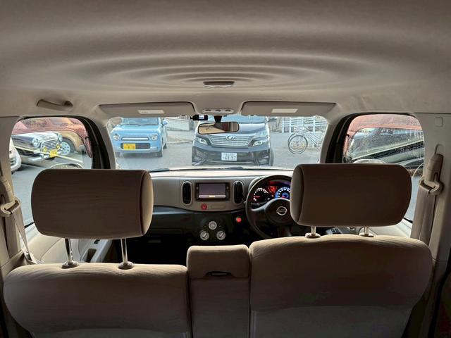 キューブ 15X Mセレクション 禁煙車 ドライブレコーダー ETC ナビ バックカメラ フルセグTV Bluetooth CD DVD スマートキー 電動格納ミラー ベンチシート ABS エアコン パワーウィンドウ パワステ(25枚目)