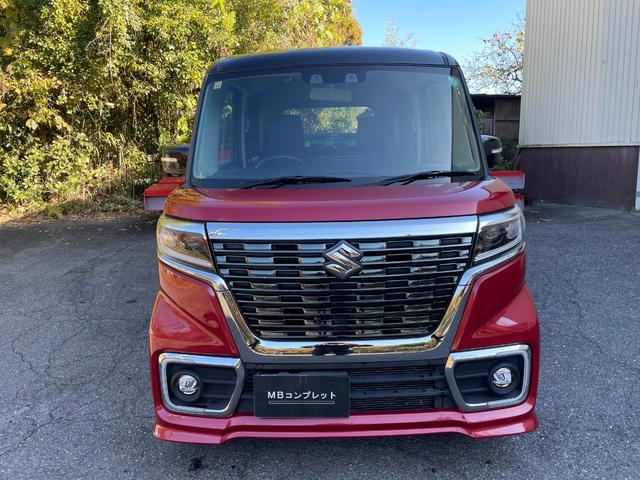 スペーシアカスタム ハイブリッドＸＳ　純正８インチナビ　ＴＶ　ＥＴＣ　両側電動スライドドア　全方向カメラ　ヘッドアップディスプレイ　スマートキー２個　ツートンカラー（2枚目）