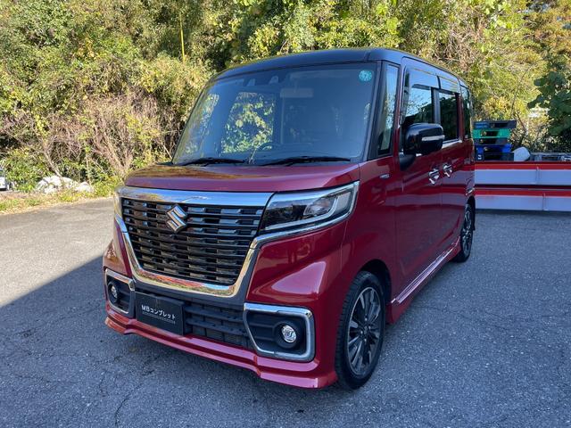 スペーシアカスタム ハイブリッドＸＳ　純正８インチナビ　ＴＶ　ＥＴＣ　両側電動スライドドア　全方向カメラ　ヘッドアップディスプレイ　スマートキー２個　ツートンカラー（7枚目）