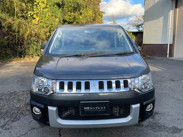 デリカD:5 D パワーパッケージ 4WD ディーゼル 両側電動スライドドア ナビTV ETC バックカメラ 社外アルミホイール マフラー スタッドレスタイヤホイール付(2枚目)