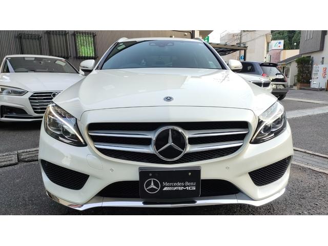 Cクラスステーションワゴン C200 ステーションワゴン スポーツ本革仕様 レーダーセーフティパッケージ ディストロニックプラス 前後ドラレコ 赤革シート ヘッドアップディスプレイ ブラインドスポット パワーバックドア AMG純正18インチ ミシュランタイヤ スペアキー(5枚目)