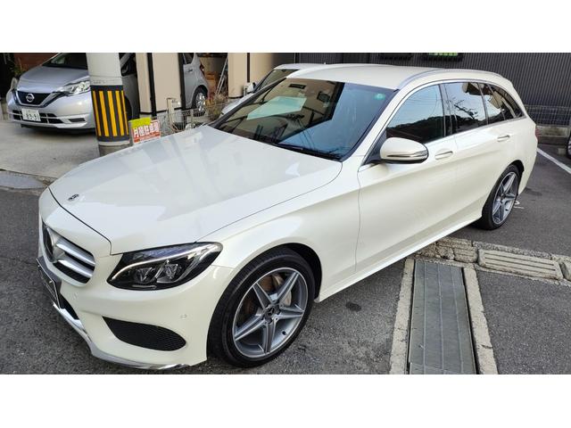 Cクラスステーションワゴン C200 ステーションワゴン スポーツ本革仕様 レーダーセーフティパッケージ ディストロニックプラス 前後ドラレコ 赤革シート ヘッドアップディスプレイ ブラインドスポット パワーバックドア AMG純正18インチ ミシュランタイヤ スペアキー(10枚目)