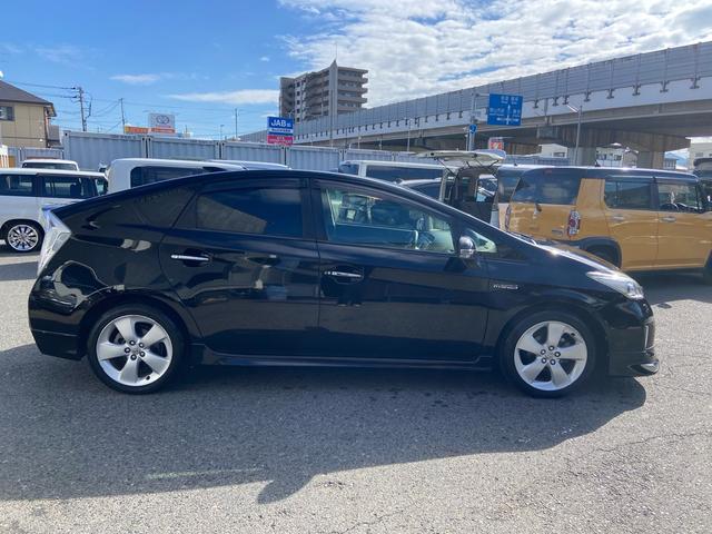 プリウス Sツーリングセレクション 30系後期モデル/車検2年付き/ALPINEビックエックスナビTV/バックカメラ/Bluetooth/コーナーセンサー/ETC/LEDヘッドライト/スマートキー/純正17インチアルミ(4枚目)