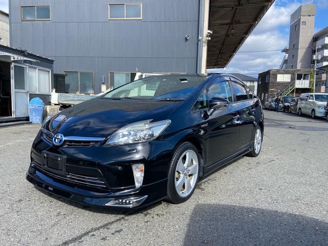 プリウス Sツーリングセレクション 30系後期モデル/車検2年付き/ALPINEビックエックスナビTV/バックカメラ/Bluetooth/コーナーセンサー/ETC/LEDヘッドライト/スマートキー/純正17インチアルミ(7枚目)