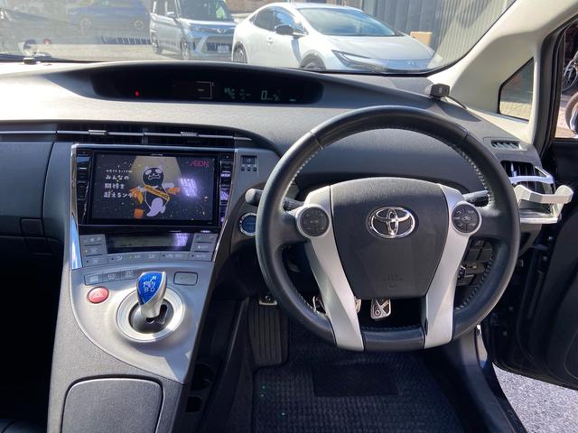 プリウス Sツーリングセレクション 30系後期モデル/車検2年付き/ALPINEビックエックスナビTV/バックカメラ/Bluetooth/コーナーセンサー/ETC/LEDヘッドライト/スマートキー/純正17インチアルミ(16枚目)