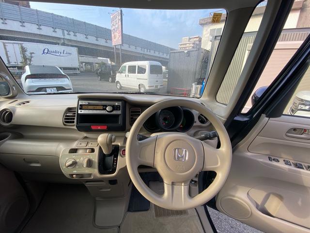 Ｎ－ＢＯＸ Ｇ　車検２年付　４ＷＤ　プッシュスタート　スマートキー　電動格納ミラー　ベンチシート　ＣＶＴ　盗難防止システム　ＡＢＳ　ＥＳＣ　ＣＤ　　衝突安全ボディ　エアコン（15枚目）