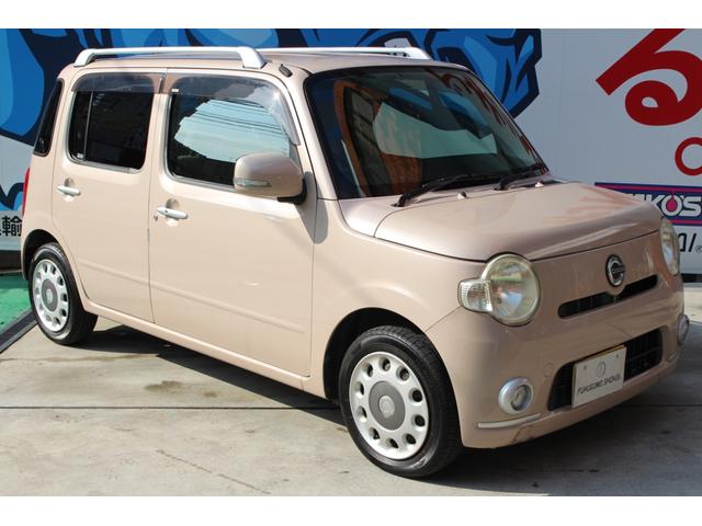 ミラココア カスタムＸ　リミテッド　下取り車　ナビ　ＥＴＣ　ブル―トゥース対応　ＤＶＤ　ＣＤ　チェッカーマット　バイザー　バックカメラ（9枚目）