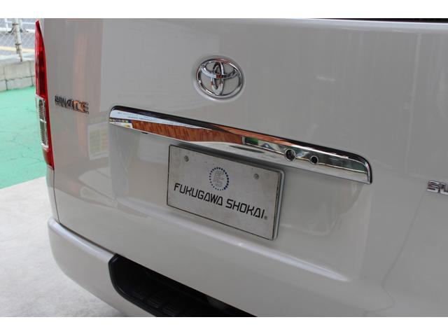 ハイエースバン スーパーGL 50TH アニバーサリーリミテッド フルセグナビ ETC ブルートゥース接続 ETC ハーフレザー ウッドハンドル リアスピーカー 100Vコンセント ドラレコ TRDフロントスポイラー 2.5インチローダウン バックカメラ(20枚目)