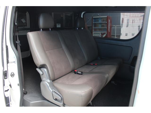 ハイエースバン スーパーGL 50TH アニバーサリーリミテッド フルセグナビ ETC ブルートゥース接続 ETC ハーフレザー ウッドハンドル リアスピーカー 100Vコンセント ドラレコ TRDフロントスポイラー 2.5インチローダウン バックカメラ(38枚目)