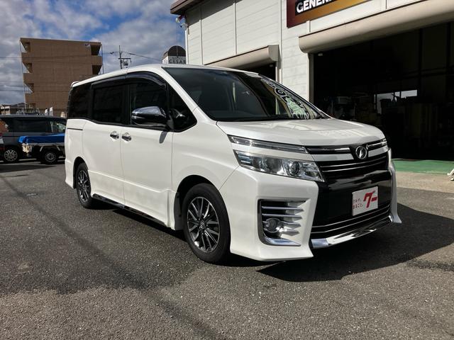 ヴォクシー ZS 煌 ワンオーナー 7人乗り 両側電動スライドドア ETC ナビ 後席モニター バックカメラ フルセグTV Bluetooth CD DVD HDMI LEDヘッドライト AW16インチ オートエアコン(3枚目)