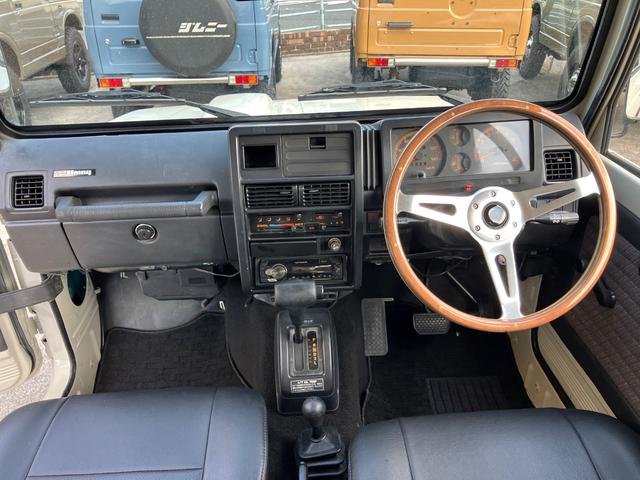 ジムニー HC リフトアップ エンジンオーバーホール渡し 社外アルミ 新品Bluetoothオーディオ シートカバー 社外ステアリング 社外バンパー オートマ車(2枚目)