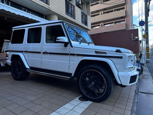 Ｇクラス Ｇ３５０ｄ　Ｇ３５０ｄ（５名）　後期モデル・ガラスサンルーフ・ホワイトレザーシート・ＡＭＧ２２インチアルミホイール・純正ナビ・地デジＴＶ・シートヒーター・パワーシート・デジタルインナーミラー・ドライブレコーダー（4枚目）