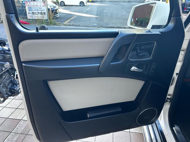 Ｇクラス Ｇ３５０ｄ　Ｇ３５０ｄ（５名）　後期モデル・ガラスサンルーフ・ホワイトレザーシート・ＡＭＧ２２インチアルミホイール・純正ナビ・地デジＴＶ・シートヒーター・パワーシート・デジタルインナーミラー・ドライブレコーダー（65枚目）
