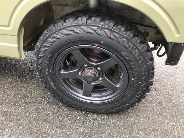 タイベル交換済 4WD グリーン 車検整備付 MT ターボ(4枚目)
