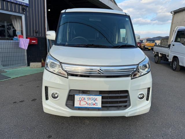 スペーシアカスタム ＴＳ　インタークーラーターボ　両側電動スライドドア　ＥＴＣ　ナビ　バックカメラ　ＴＶ　Ｂｌｕｅｔｏｏｔｈ　ミュージックプレイヤー接続可　スマートキー　オートエアコン　電動格納ミラー　アルミホイール（2枚目）