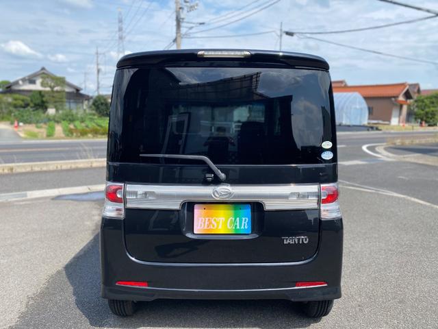 タント カスタムＸリミテッド　スマートキー　パワースライドドア　ＥＴＣ　バックカメラ　新品タイヤ　ナビ　テレビ　ＣＤ　ＳＤ　ミュージックサーバー　オートエアコン　ＨＩＤ　ベンチシート　衝突安全ボディ　新品タイヤバッテリー付き（10枚目）