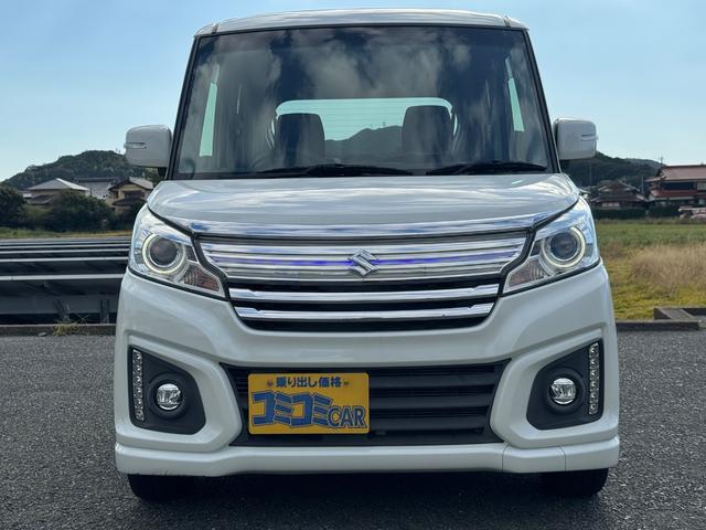 スペーシアカスタム XS ☆保証2年付き☆ 社外ナビ 両側電動スライドドア シートヒーター スマートキー プッシュスタート リアサンシェード オートライト(2枚目)
