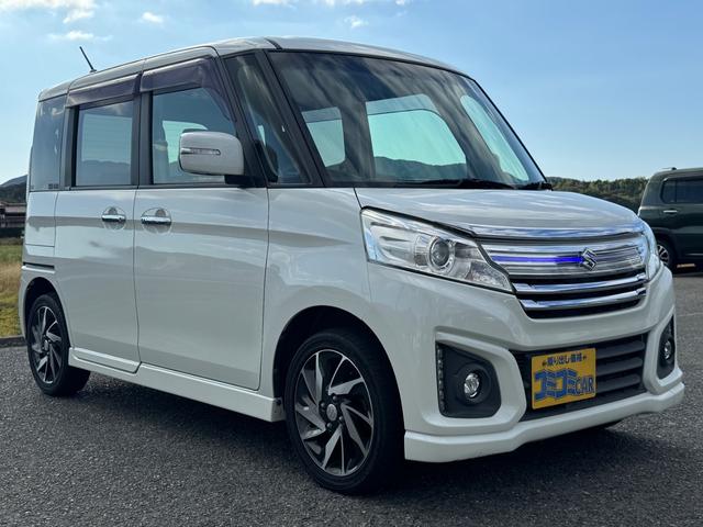 スペーシアカスタム XS ☆保証2年付き☆ 社外ナビ 両側電動スライドドア シートヒーター スマートキー プッシュスタート リアサンシェード オートライト(3枚目)