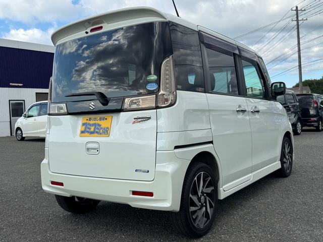 スペーシアカスタム XS ☆保証2年付き☆ 社外ナビ 両側電動スライドドア シートヒーター スマートキー プッシュスタート リアサンシェード オートライト(7枚目)
