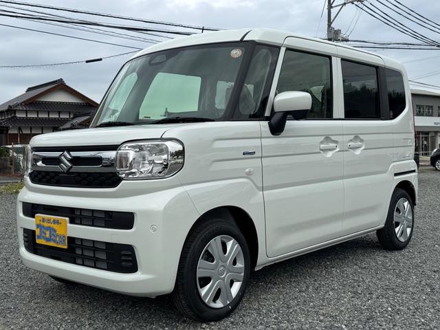スペーシア ハイブリッドX 届出済未使用車 セーフティープラスパッケージ レーダークルーズコントロール スマートキー プッシュスタート 両側電動スライドドア LEDヘッドライト シートヒーター 電動パーキングブレーキ(4枚目)