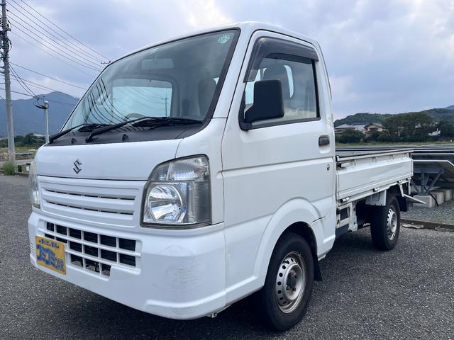 キャリイトラック KCエアコン・パワステ ☆保証2年付☆ 4WD 5MT エアコン パワーステアリング スピーカー付ラジオ ヘッドライトレベライザー エアーバック 三方開(3枚目)