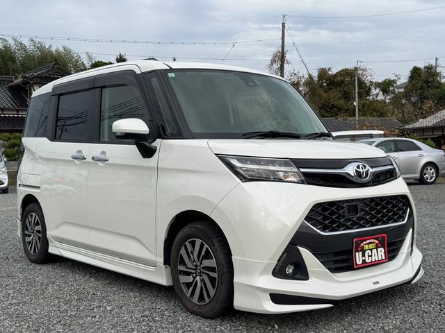 タンク カスタムG S ☆2年保証付☆ レーダーブレーキ 純正ナビ バックモニター 両側電動スライドドアクルーズコントロール モデリスタエアロ ステアリングスイッチ オートライト LEDヘッドライト(3枚目)