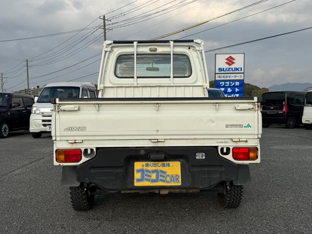 サンバートラック ＪＡ　５速ＭＴ　４ＷＤ　シガーソケット　三方開　運移転席エアバック純正ラジオ（7枚目）