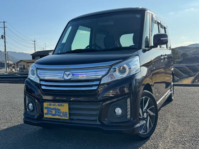 フレアワゴンカスタムスタイル XS ☆保証2年付き☆ レーダーブレーキ 社外ナビ バックモニター 両側電動スライドドア シートヒーター オートライト リアサンシェード(3枚目)