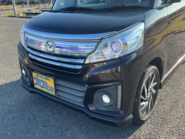 フレアワゴンカスタムスタイル XS ☆保証2年付き☆ レーダーブレーキ 社外ナビ バックモニター 両側電動スライドドア シートヒーター オートライト リアサンシェード(11枚目)