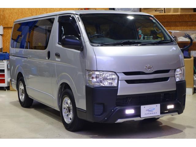 ロングDX 3.0ディーゼルターボ 純正ナビTV ビルトインETC 社外バンパーガード デイライト 禁煙車(3枚目)