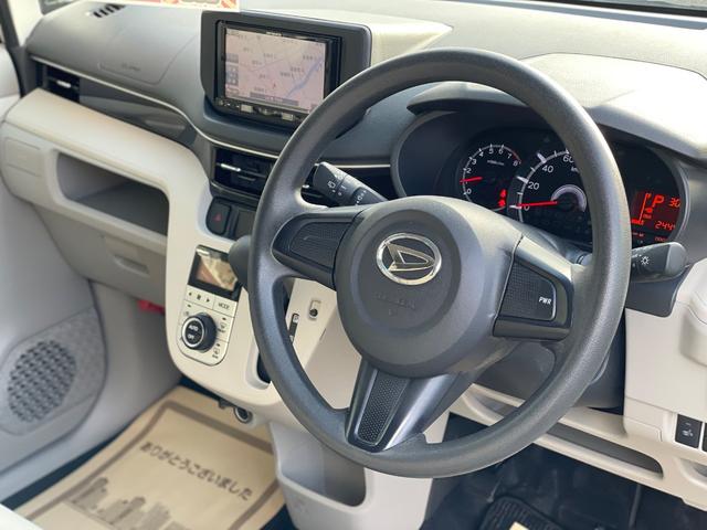 ムーヴ Ｘ　ＳＡＩＩＩ　フルセグ　メモリーナビ　衝突被害軽減システム　アイドリングストップ　スマートキー　フロアマット新品　フロアカーペット新品（11枚目）