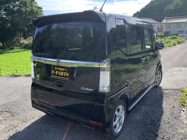 Ｎ－ＢＯＸカスタム Ｇ・Ｌパッケージ　ナビ・フルセグ・左右パワースライドドア．ＨＩＤ・オートヘッドライト・横滑り防止・Ｂｌｕｅｔｏｏｔｈオーディオ・両側ヘッドレストモニター・フルオートエアコン・ＵＳＢ．ＡＵＸ・アイドリングストップ．アルミ（7枚目）